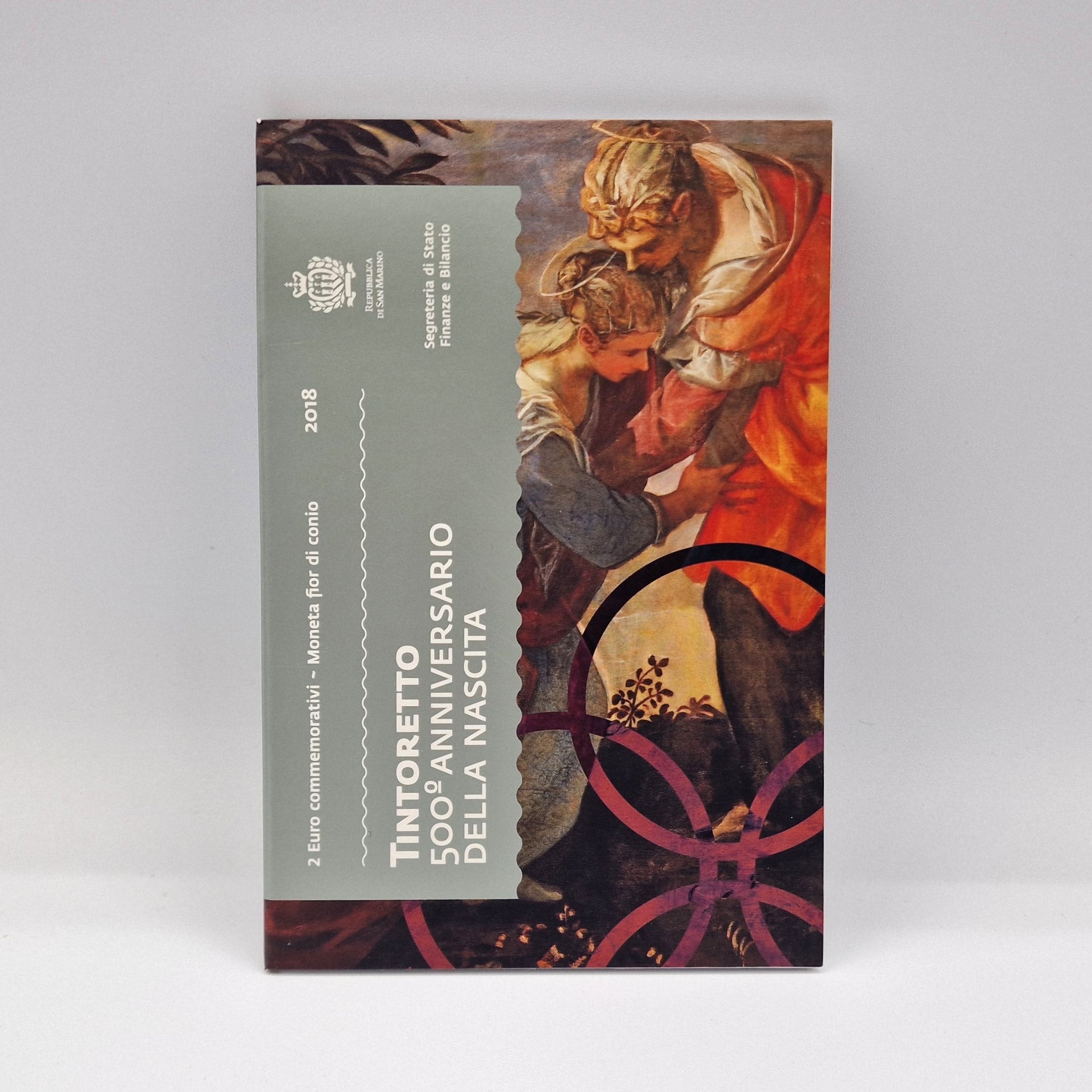 2018 "Tintoretto" - 2€ San Marino Coincard